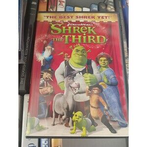 Shrek the Third (DVD, 2007, Full Screen Version) With Slipcover